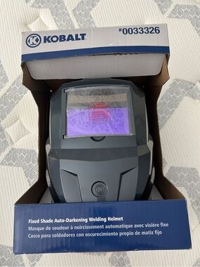 Kobalt Fixed Shade Auto-Darkening Welding Helmet in Gray